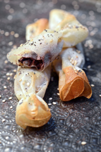 bonbon pomme boudin noir