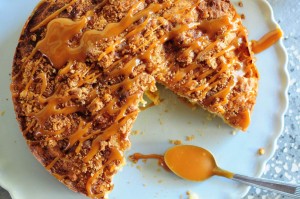 gateau pomme caramel