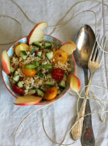 salade pomme et boulgour