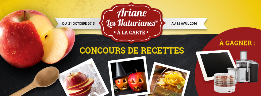 Ariane a proposé un superbe concours de recettes sur sa page Facebook !