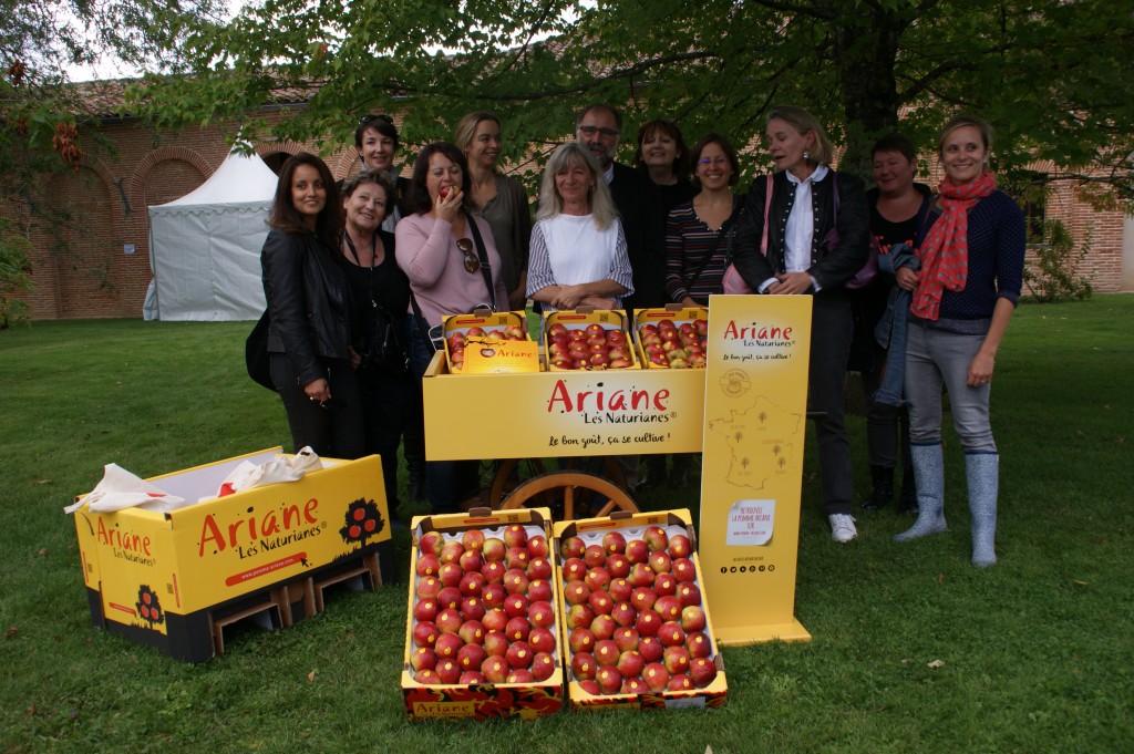 Lancement de la saisons dans les vergers de Moissac - présence des blogueuses culinaires !